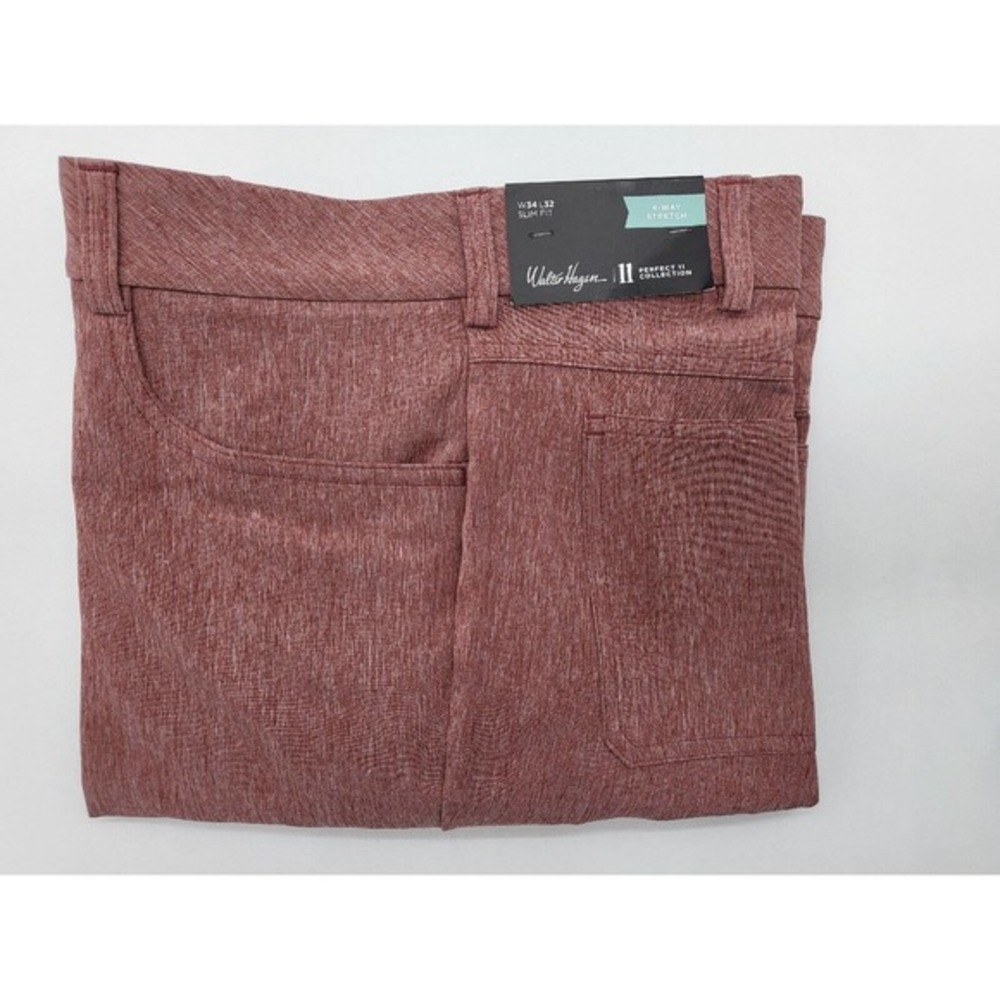 Walter‎ Hagen Men's Perfect 11-5 Pocket Slim Fit Golf Pants 30x32